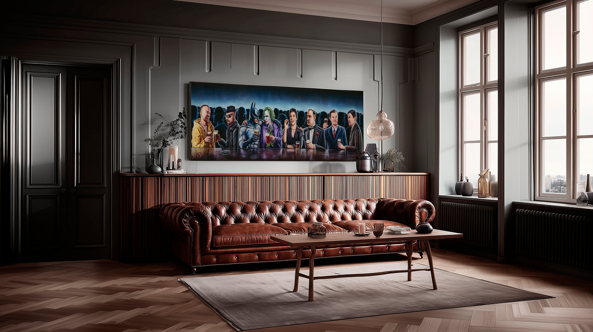 The Mancave - At The Bar - Art - 80 X 240