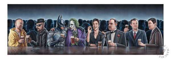 The Mancave - At The Bar - Art - THE ORIGINAL - 80 X 240