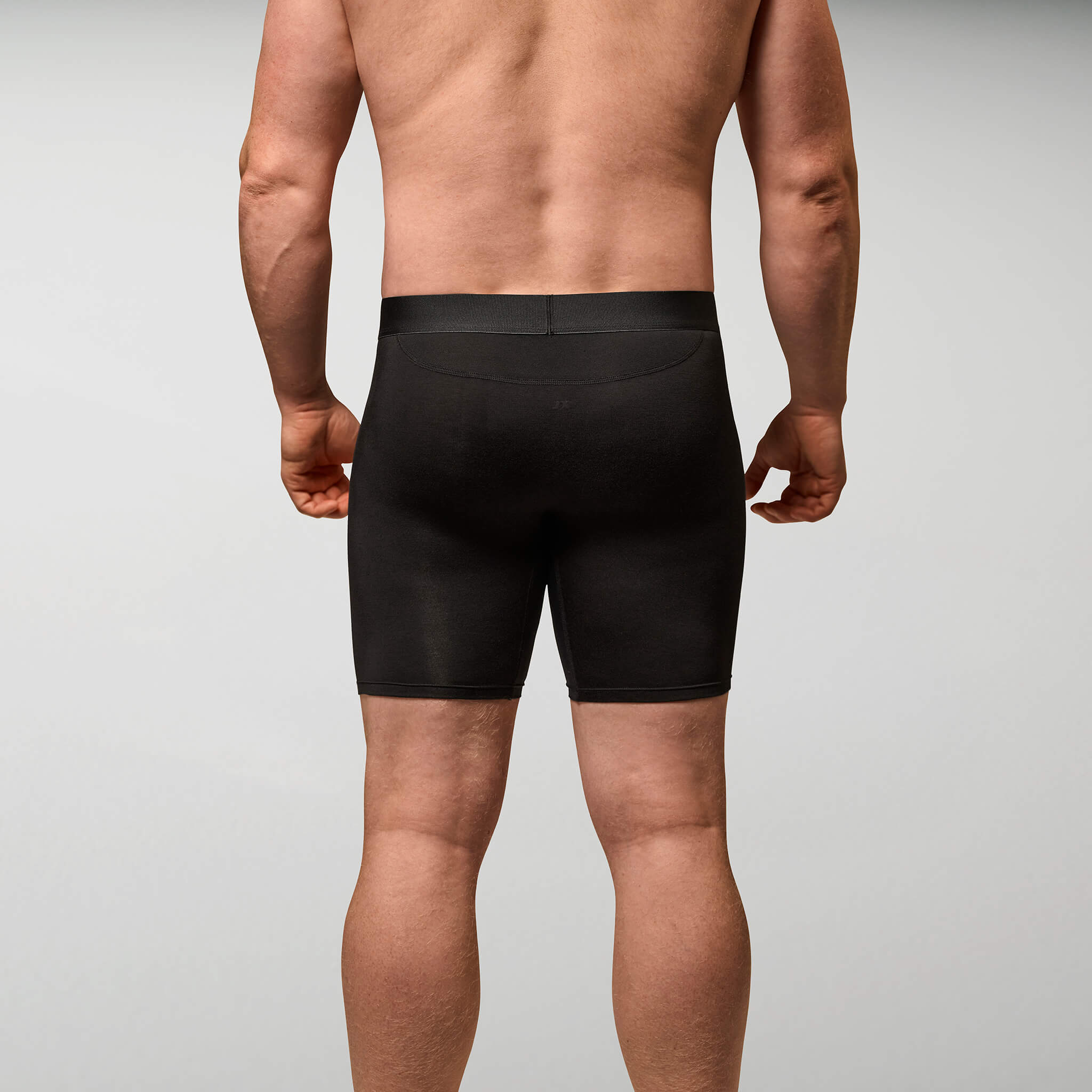 The Mancave Bamboo Boxer Briefs Model Back