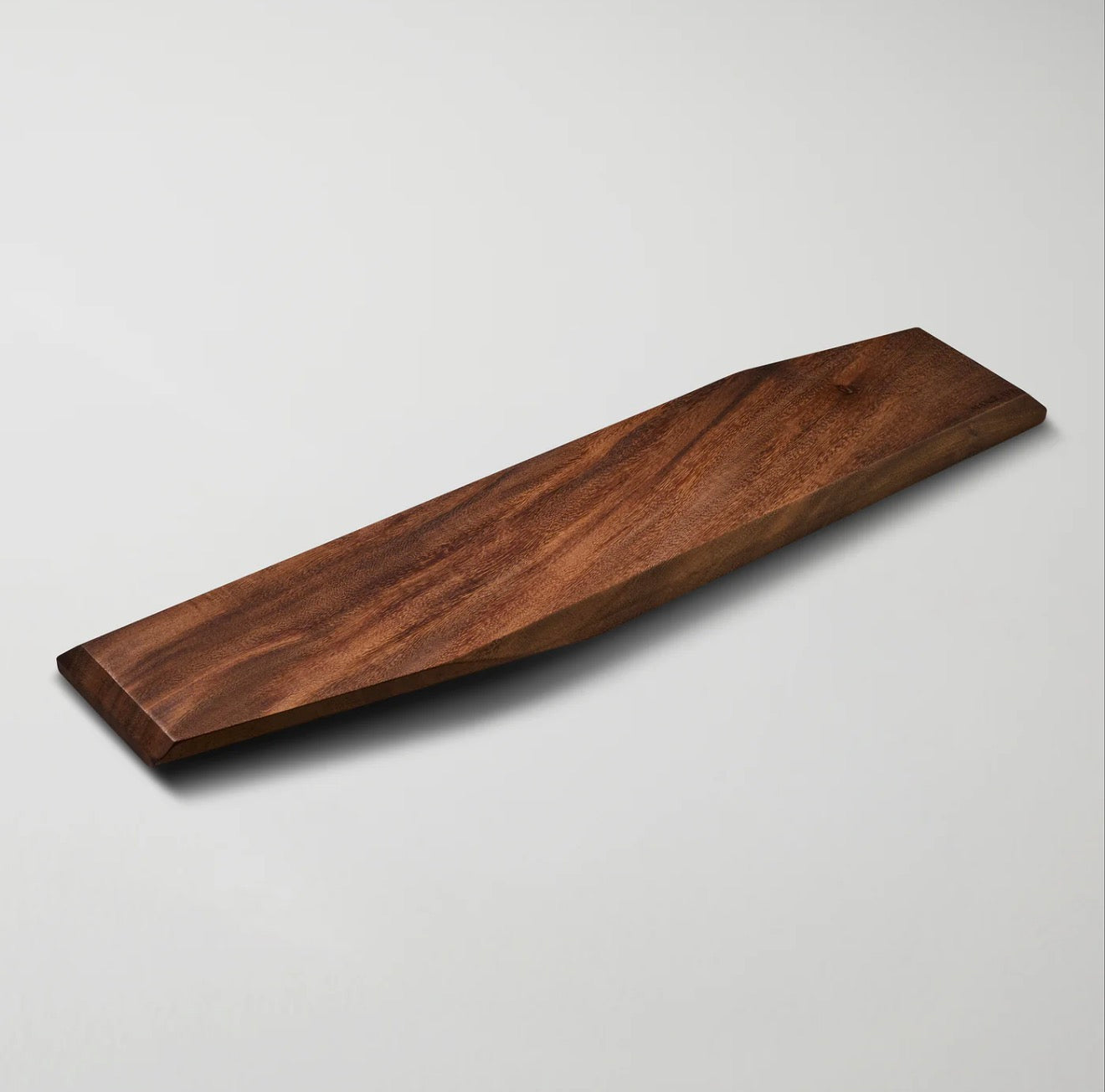 Wooden cutting board on a light gray background The Gathering Board