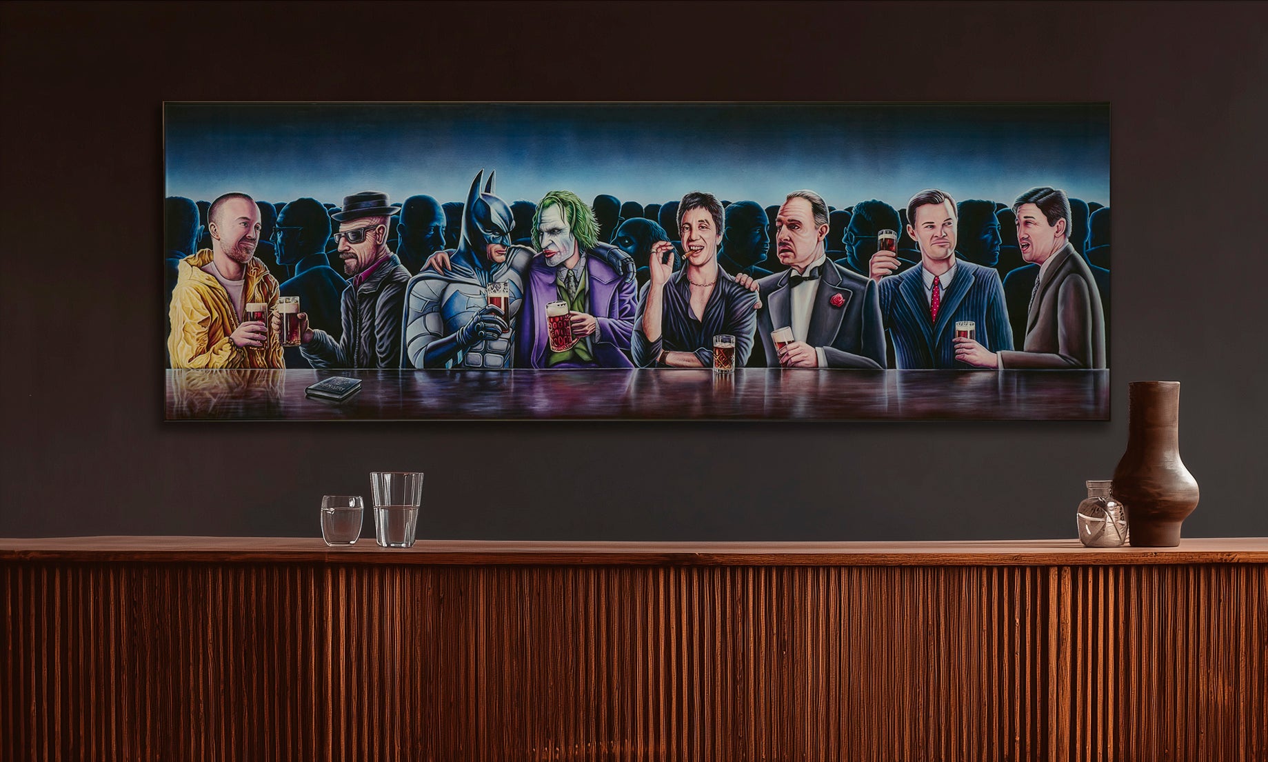 The Mancave - At The Bar - Art - 40 X 120