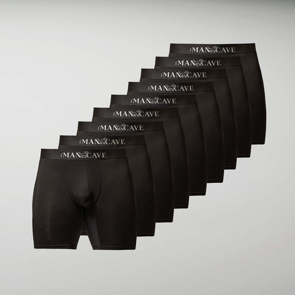 The Mancave Bamboo Boxer (9-pack)